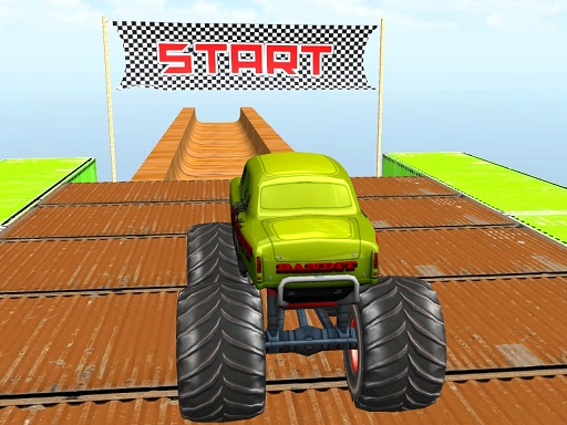 Monster truck stunts mega ramps img